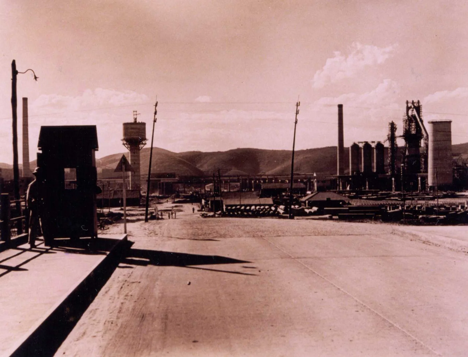 Fotografia histórica de Volta Redonda em identificação