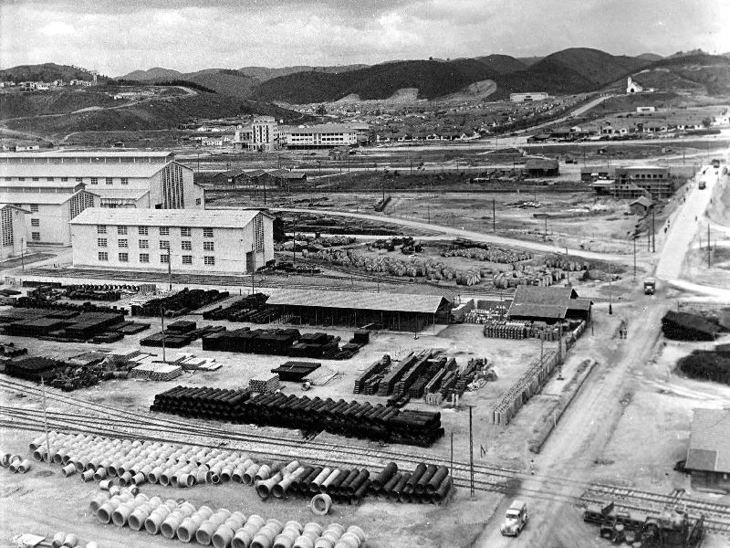 Fotografia histórica de Volta Redonda em identificação