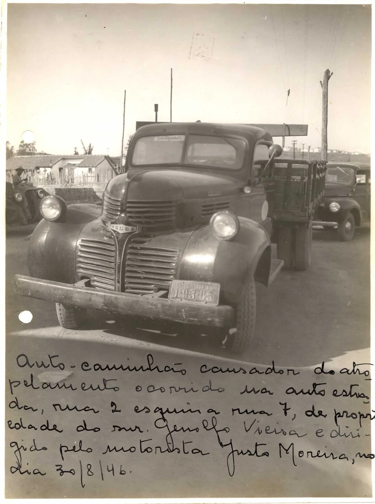 Fotografia histórica de Volta Redonda em identificação