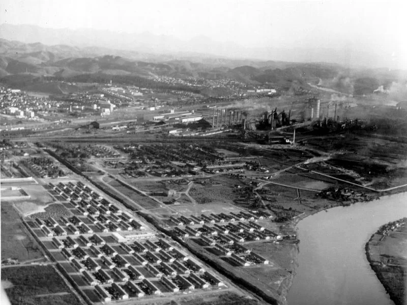 Fotografia histórica de Volta Redonda em identificação