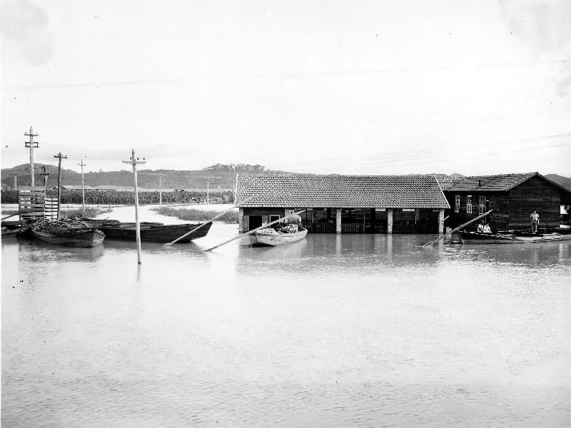Fotografia histórica de Volta Redonda em identificação