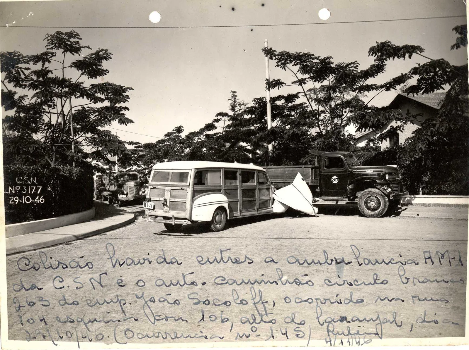 Fotografia histórica de Volta Redonda em identificação