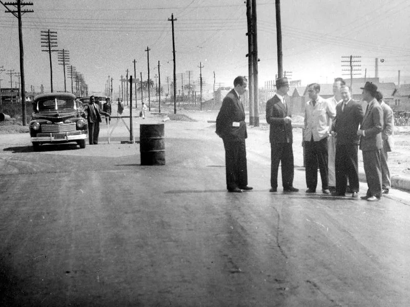 Fotografia histórica de Volta Redonda em identificação