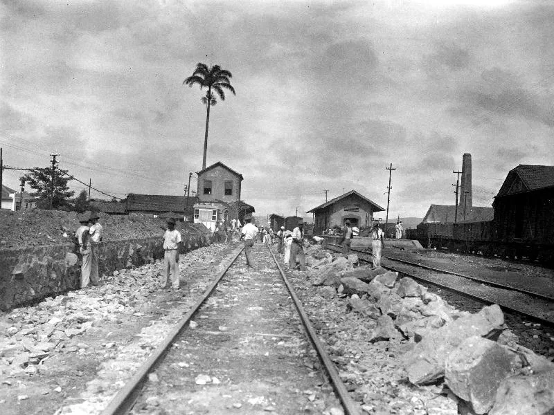 Fotografia histórica de Volta Redonda em identificação