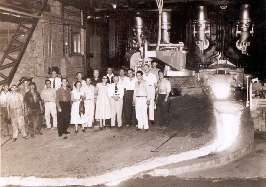 Fotografia histórica de Volta Redonda em identificação