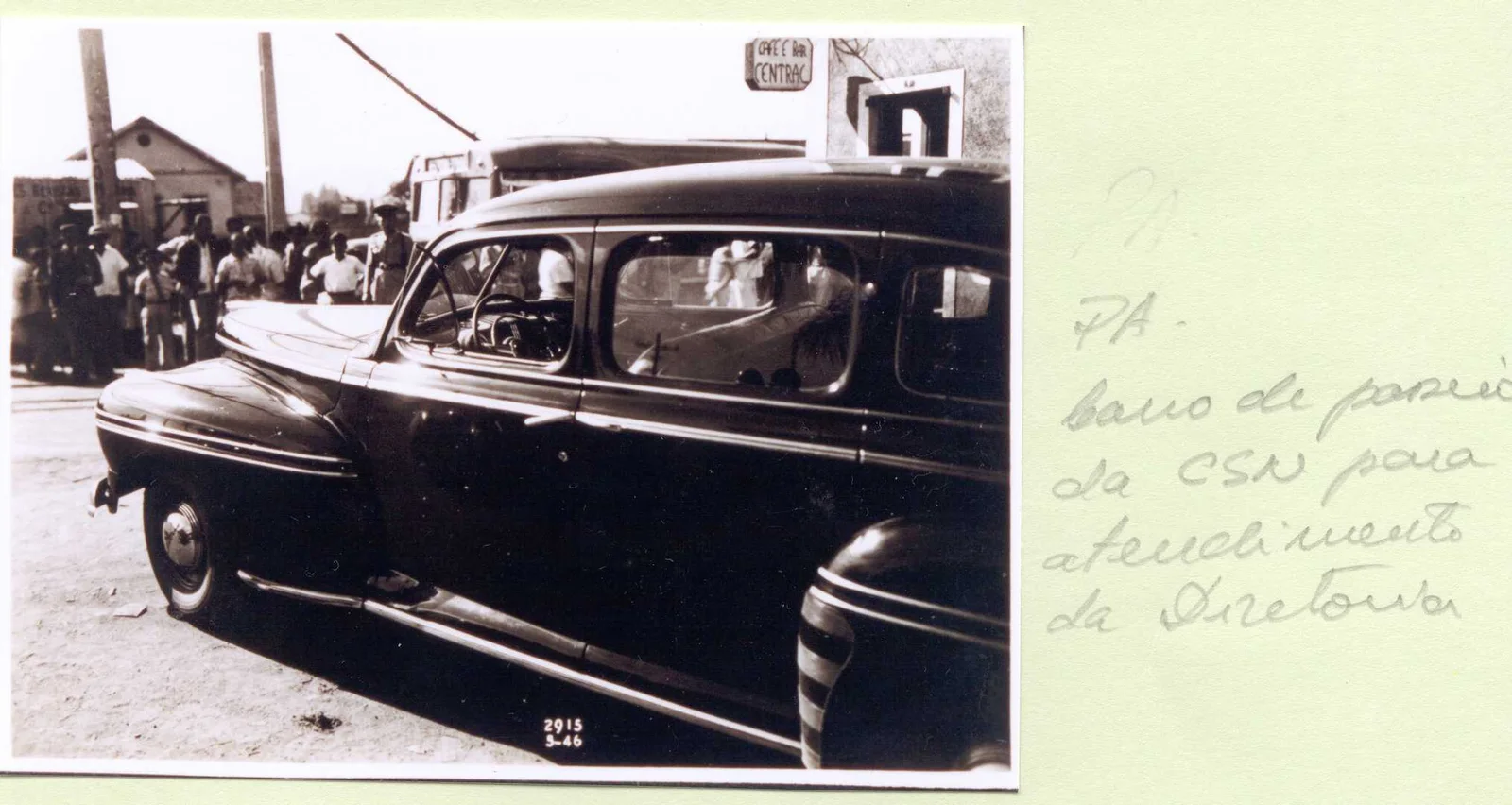 Fotografia histórica de Volta Redonda em identificação