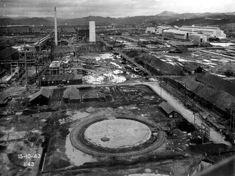 Fotografia histórica de Volta Redonda em identificação
