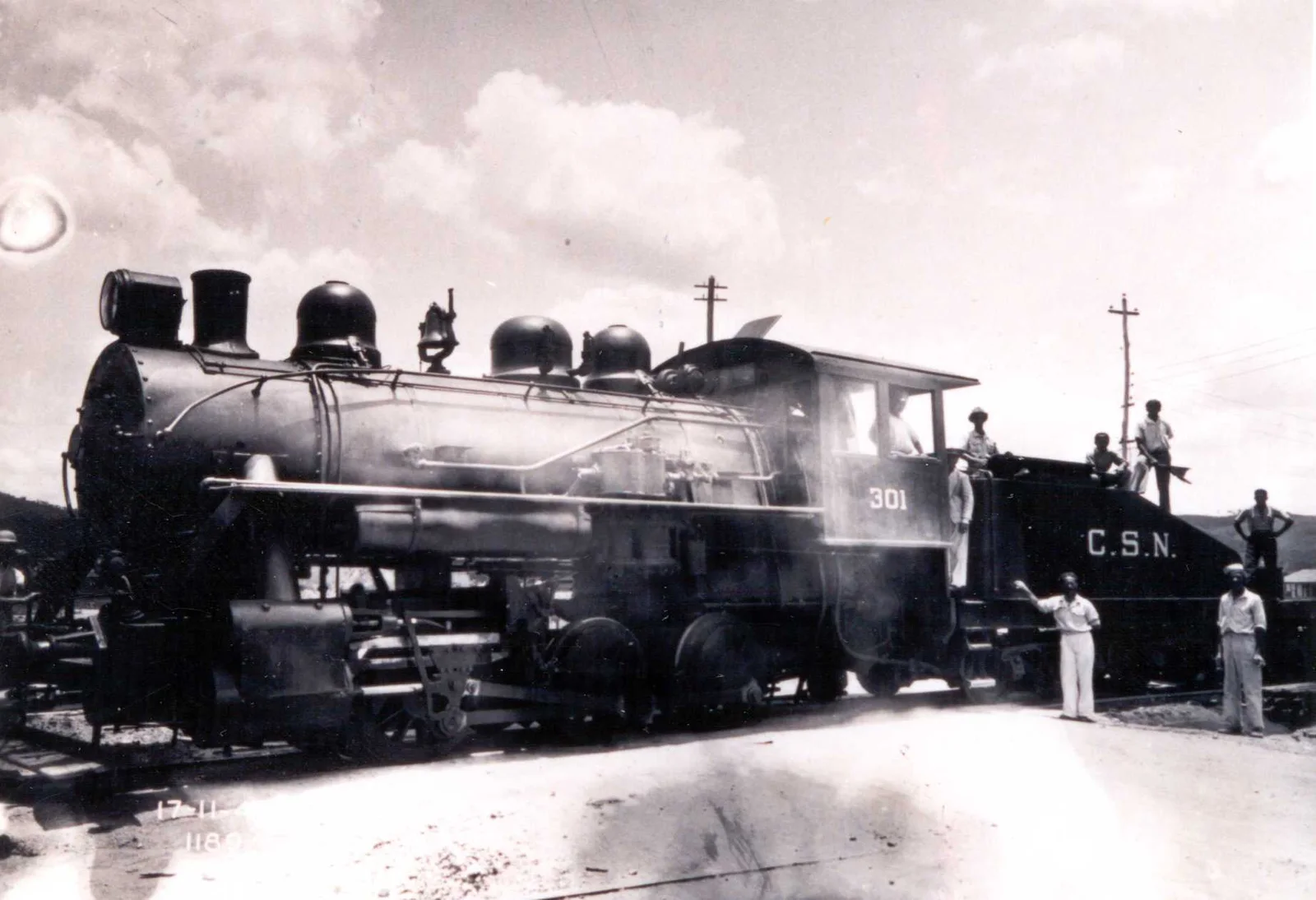 Fotografia histórica de Volta Redonda em identificação