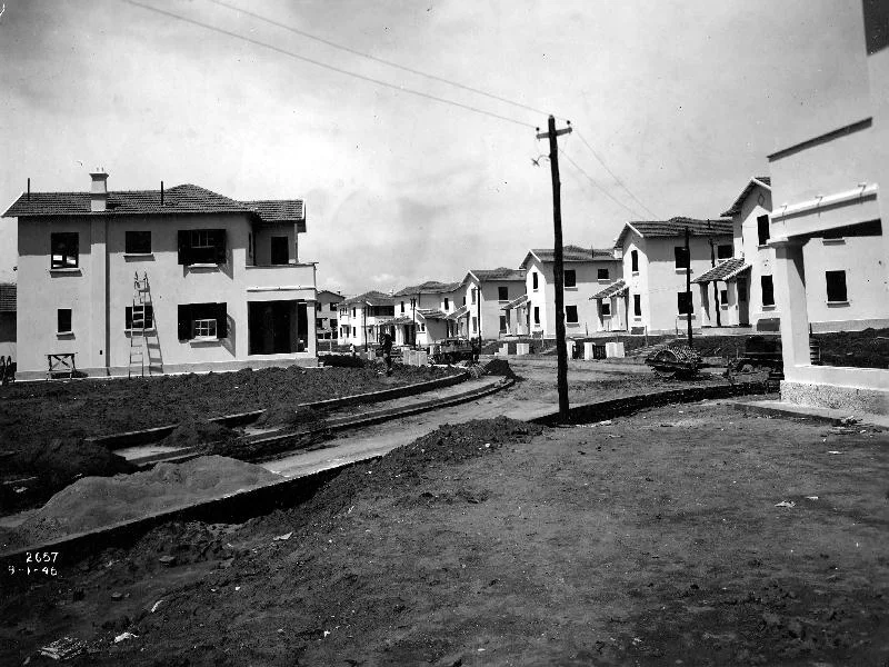 Fotografia histórica de Volta Redonda em identificação